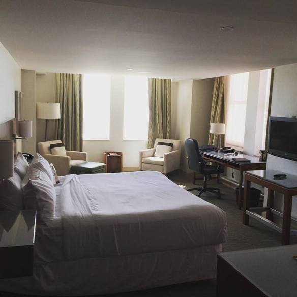 Our room in the Omni Hotel