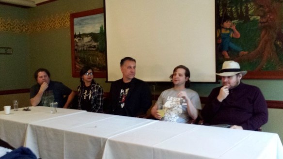 Varieties of Weirdness panel photo by Helen Hopley